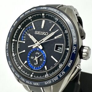 Seiko Brightz SAGA261/8B63-0AN0 Men's Watch, Day Date, Solar Radio Control, T...